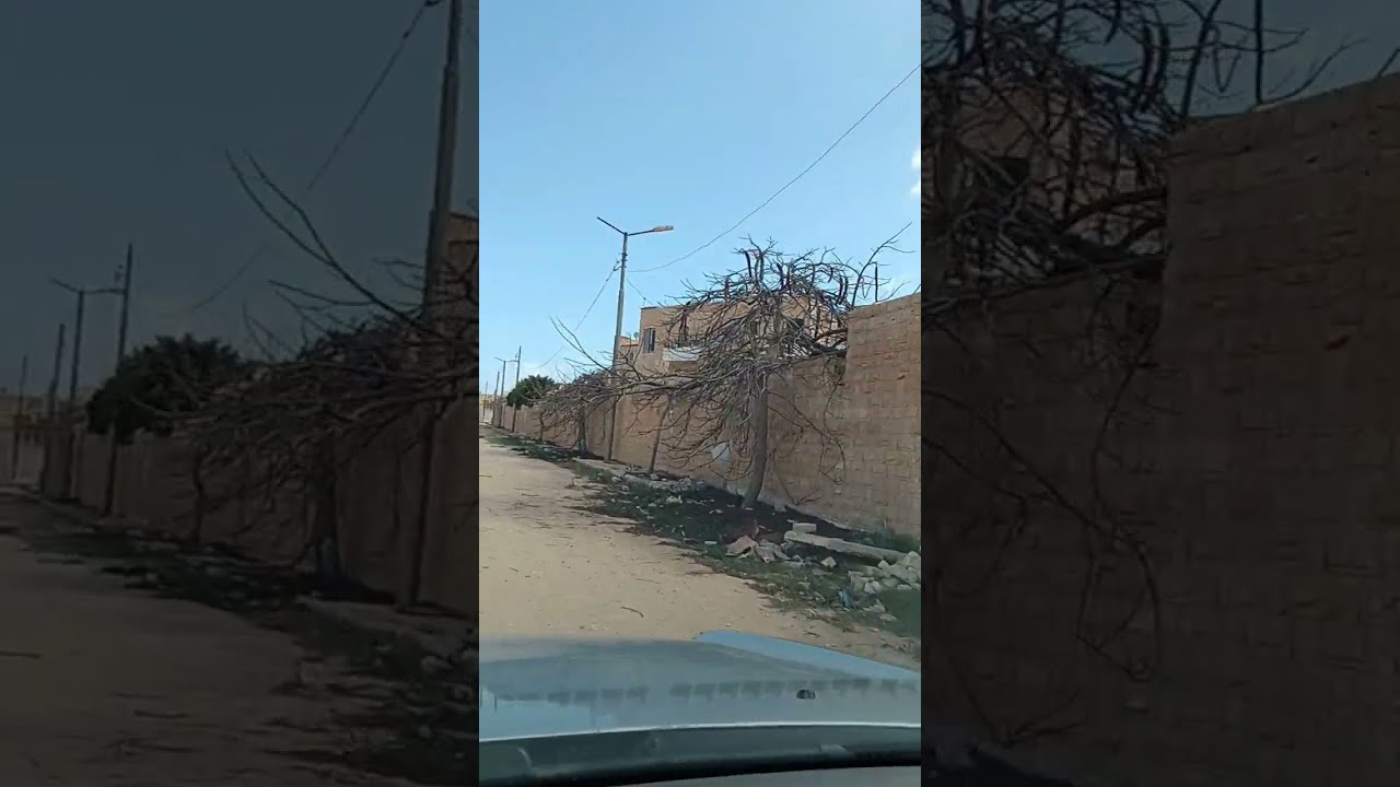 وصف طريق قريه علم الروم فى مطروح