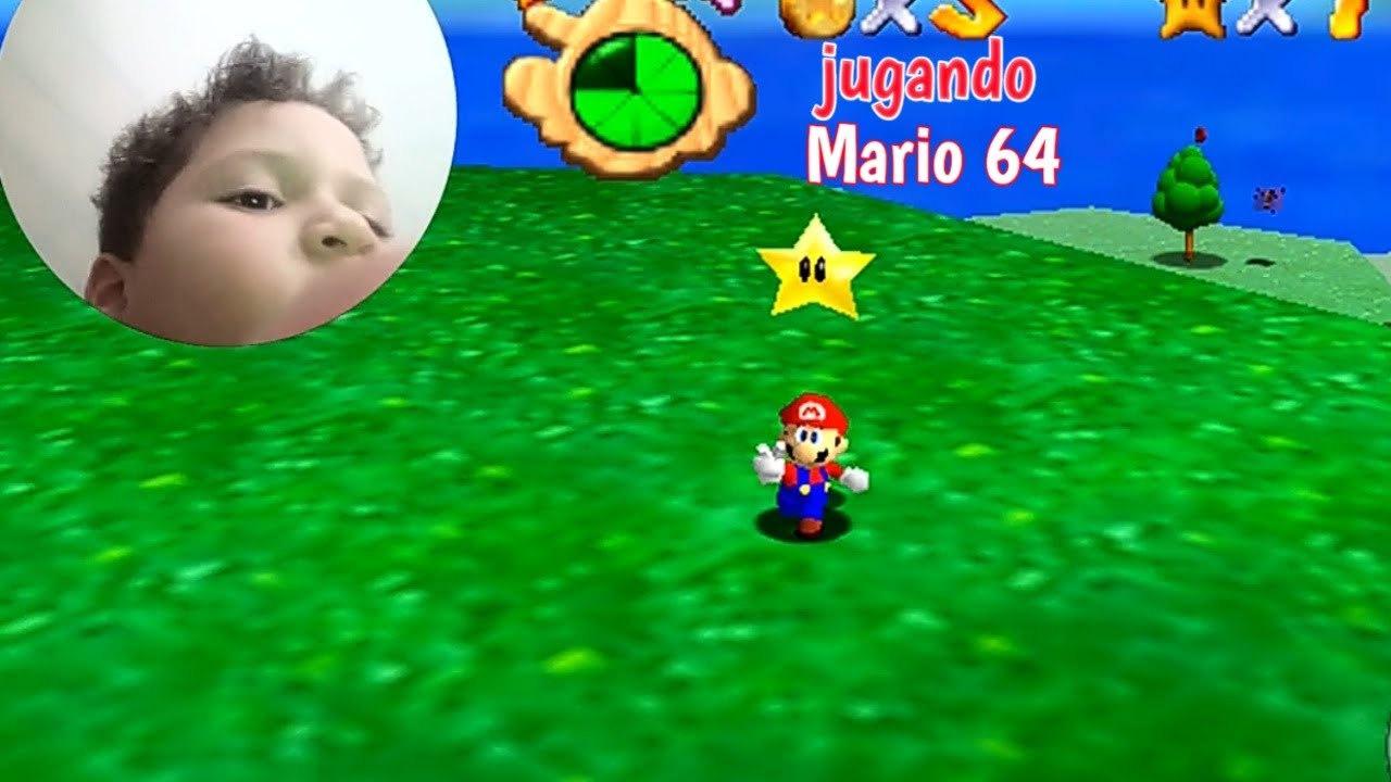 Jugando Mario 64