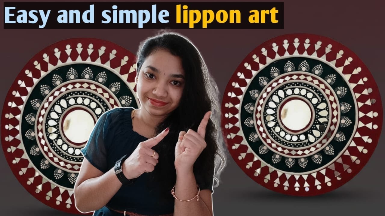 BEGINNER FRIENDLY LIPPON WALL HANGING ART | EASY LIPPON WALL HANGING ART 🎨🎨