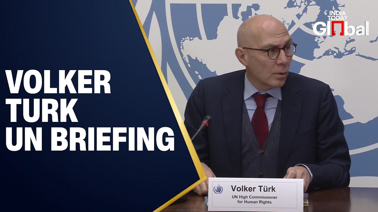 LIVE: UN Rights Chief Volker Turk Briefs Human Rights Council