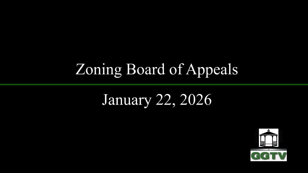 Zoning Board of Appeals 1-22-26