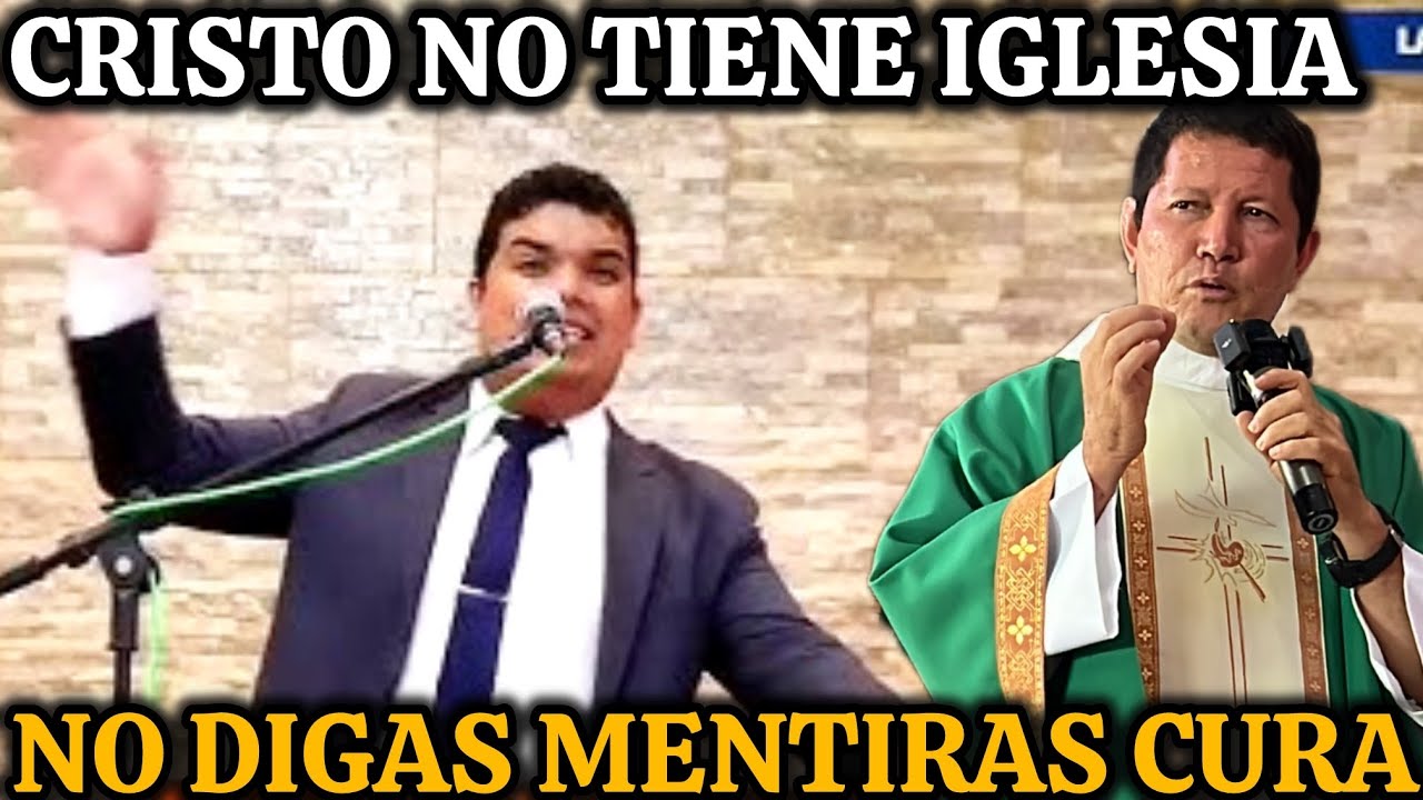 ⚠️PASTOR INSULTA la IGLESIA CATÓLICA 😱el Padre Luis Toro Lo REPRENDE 👇🏼DEBATE❌