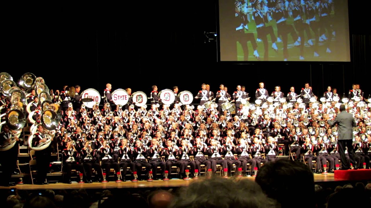 OSUMB Concert Finale incl Sloopy and Script Ohio 11 11 2012
