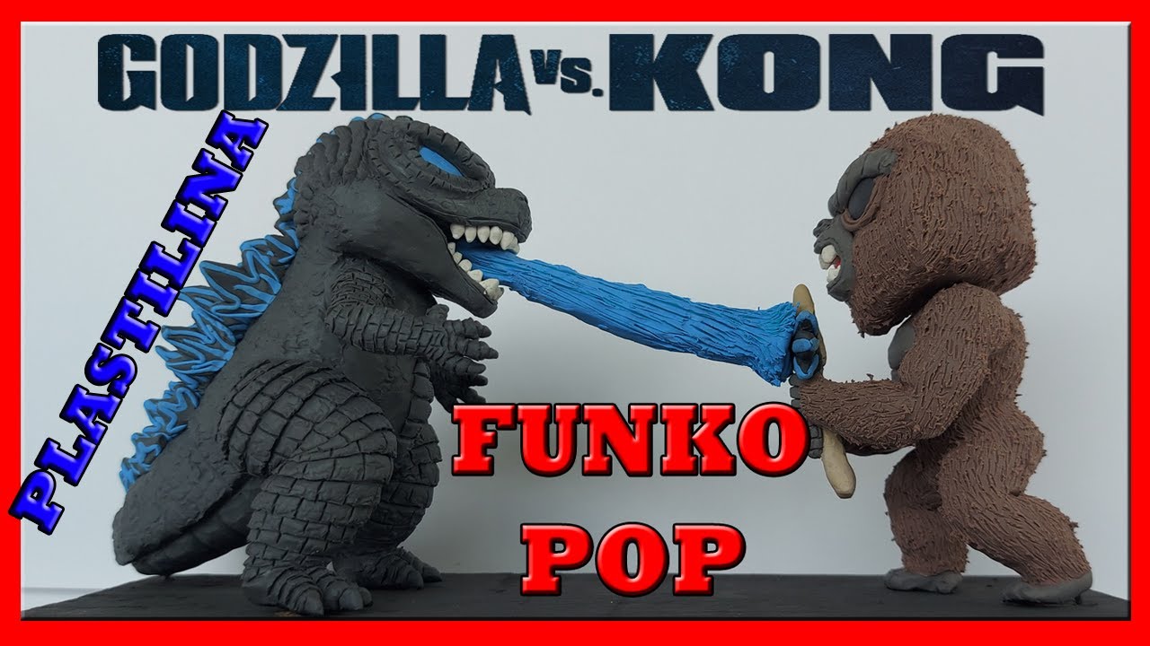 FUNKO POP GODZILLA vs KONG WHIT CLAY/PLASTILINA. 2021