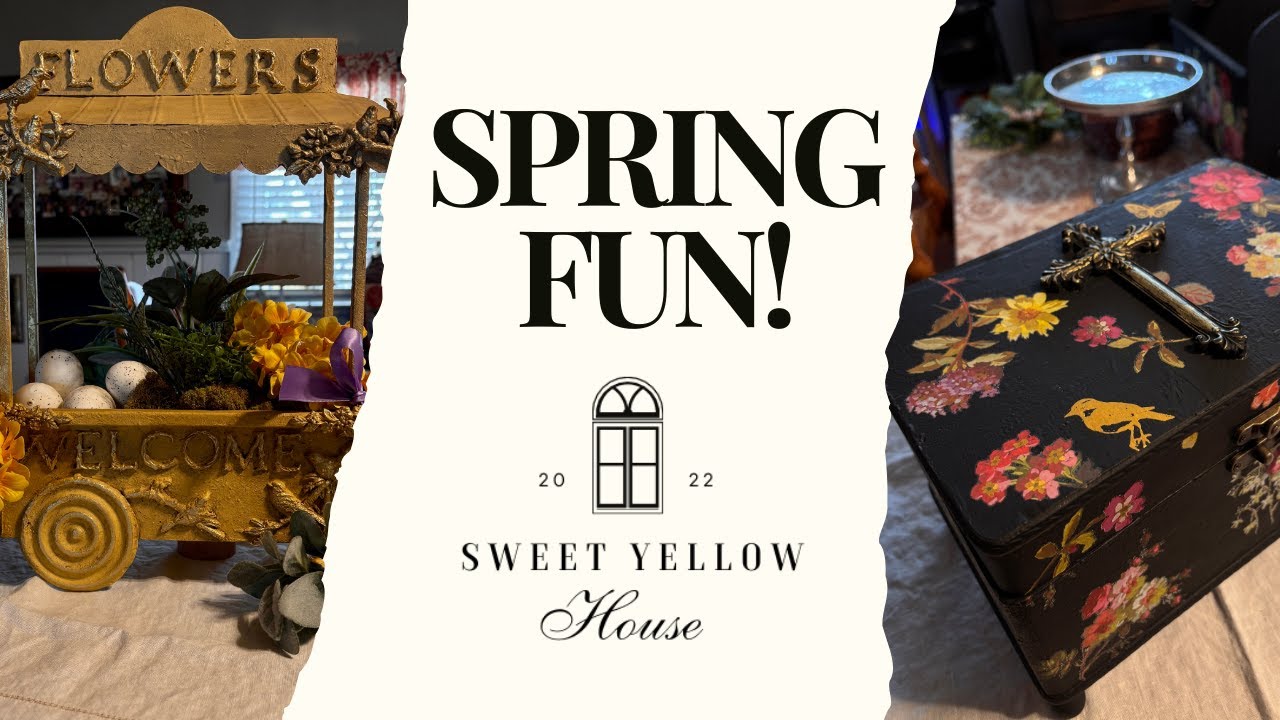 Spring Fun! IOD Spring Release! #diy #diyprojects #homedecor