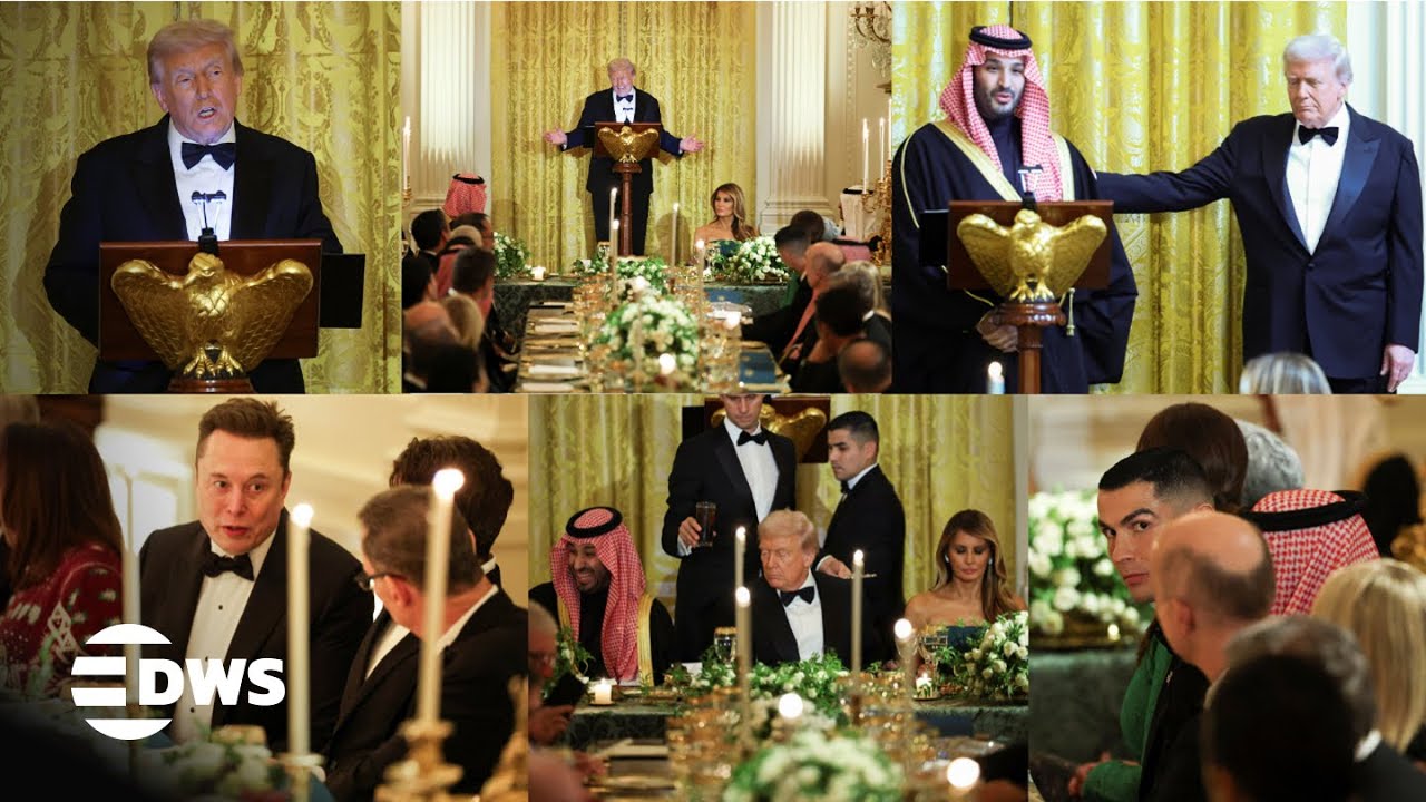 Inside the Glamorous State Dinner: Trump, Melania, MBS, Musk, Ronaldo & Bezos at White House | AC1E