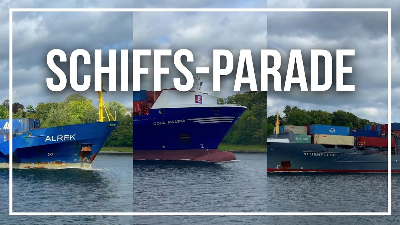 Ships in Kiel Canal , Kiel Wik