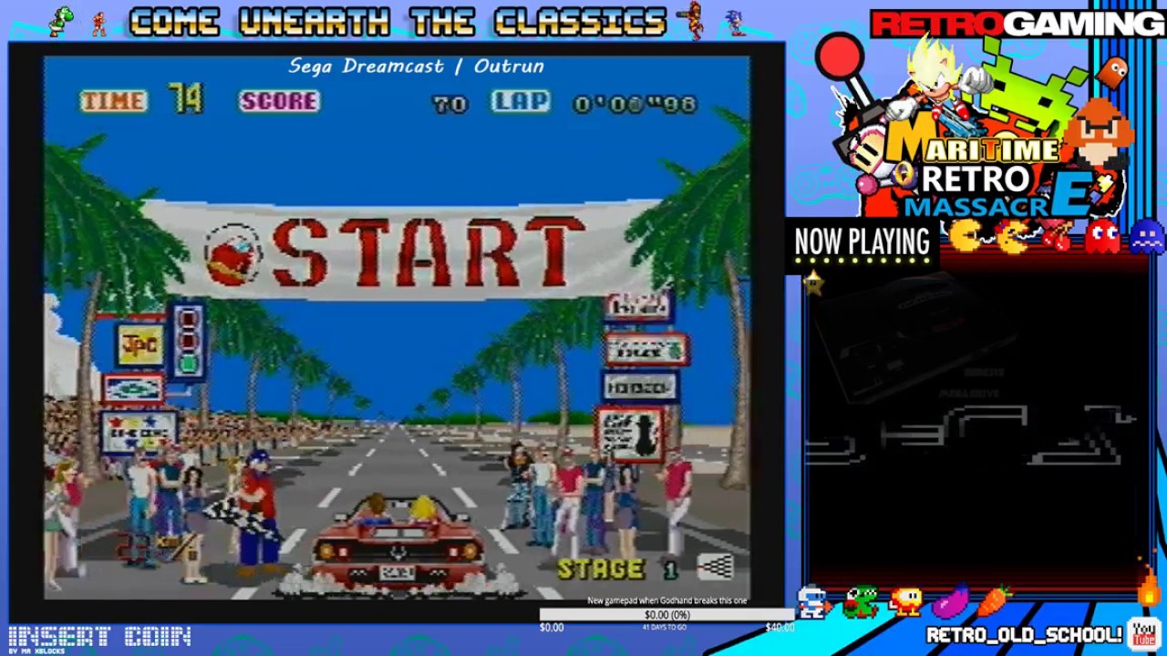 Outrun on Sega Dreamcast