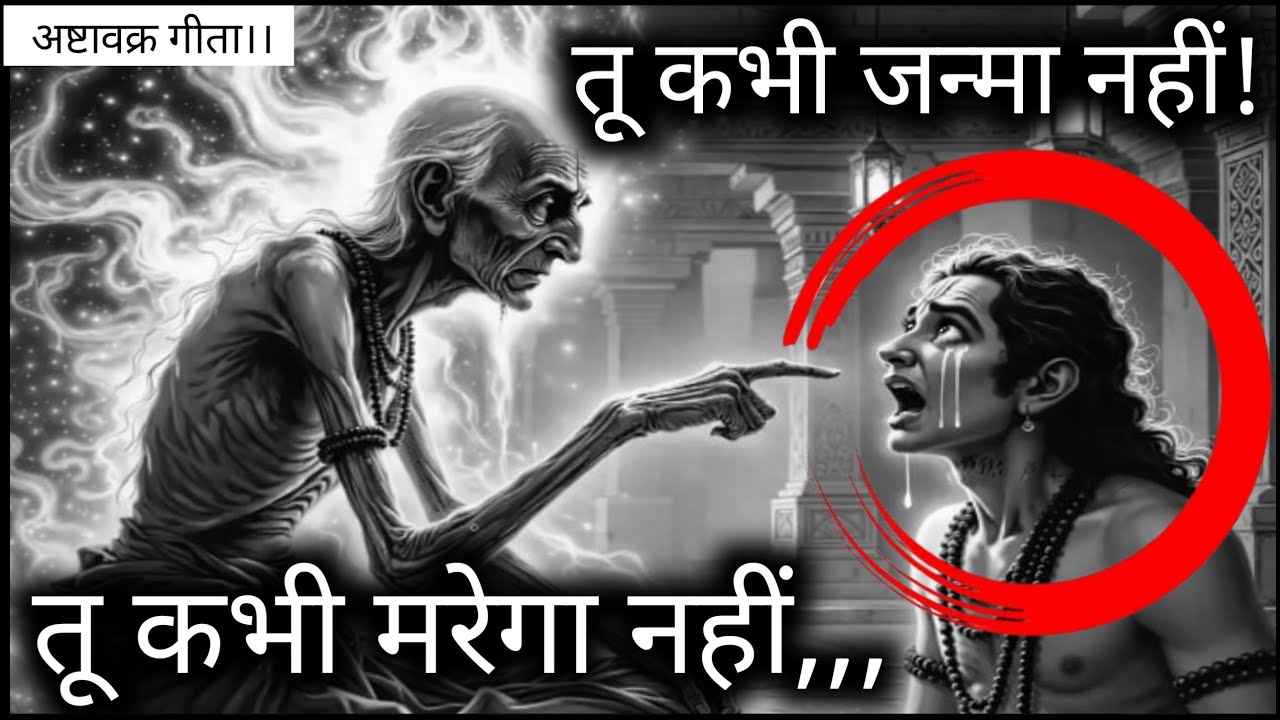 “एक झटके में माया से पार!” अष्टावक्र का खतरनाक सत्य। अष्टावक्र गीता।। Asravakra gita 
