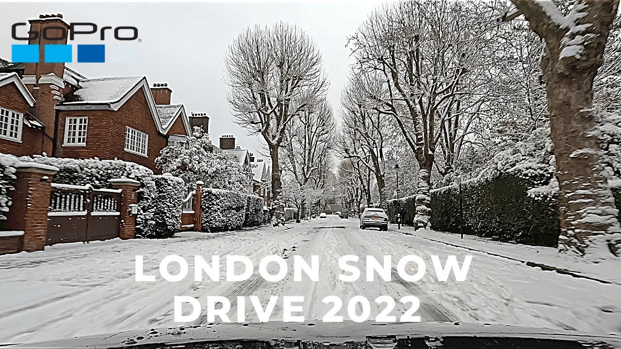 London 4K Snow Drive | Morning Drive through Maida Vale, St John’s Wood, and Primrose Hill Dec 2022