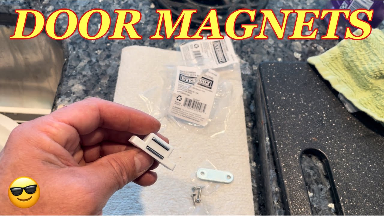Cabinet Door Magnets Installation