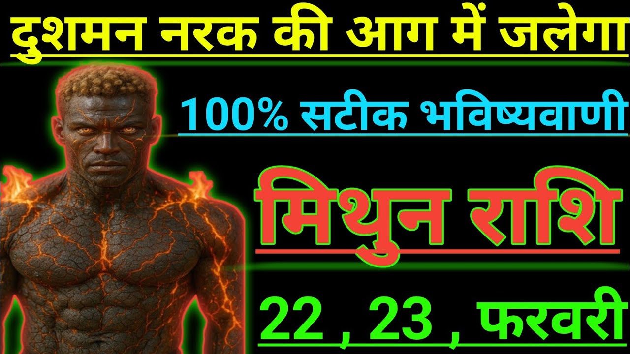 मिथुन राशि दुशमन नरक की आग में जलेगा 100 % सटीक भविष्यवाणी  mithun rashi Giminis