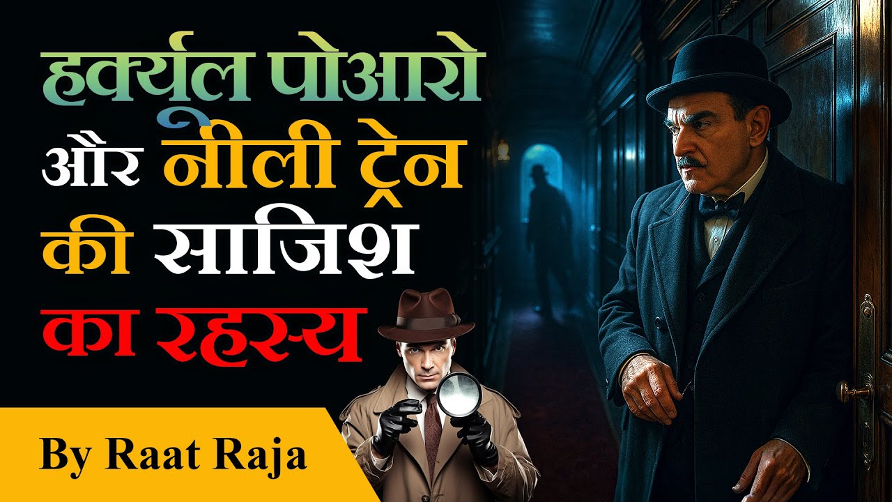 Hercule Poirot - The Mystery of the Blue Train | Detective Story in Hindi | Raat Raja