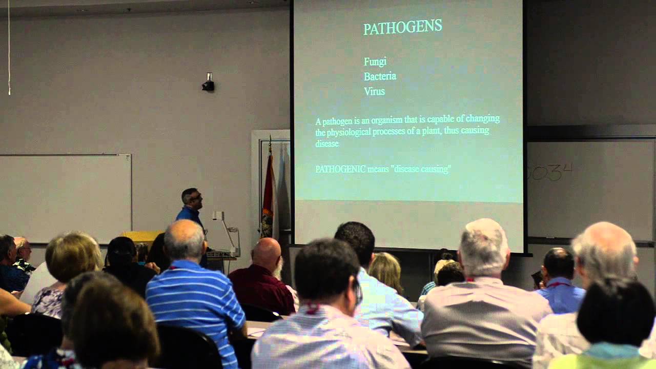 2015 - Dr. Aaron Palmateer (Diagnosing Diseases of Orchids), 5th Annual Cattleya Symposium