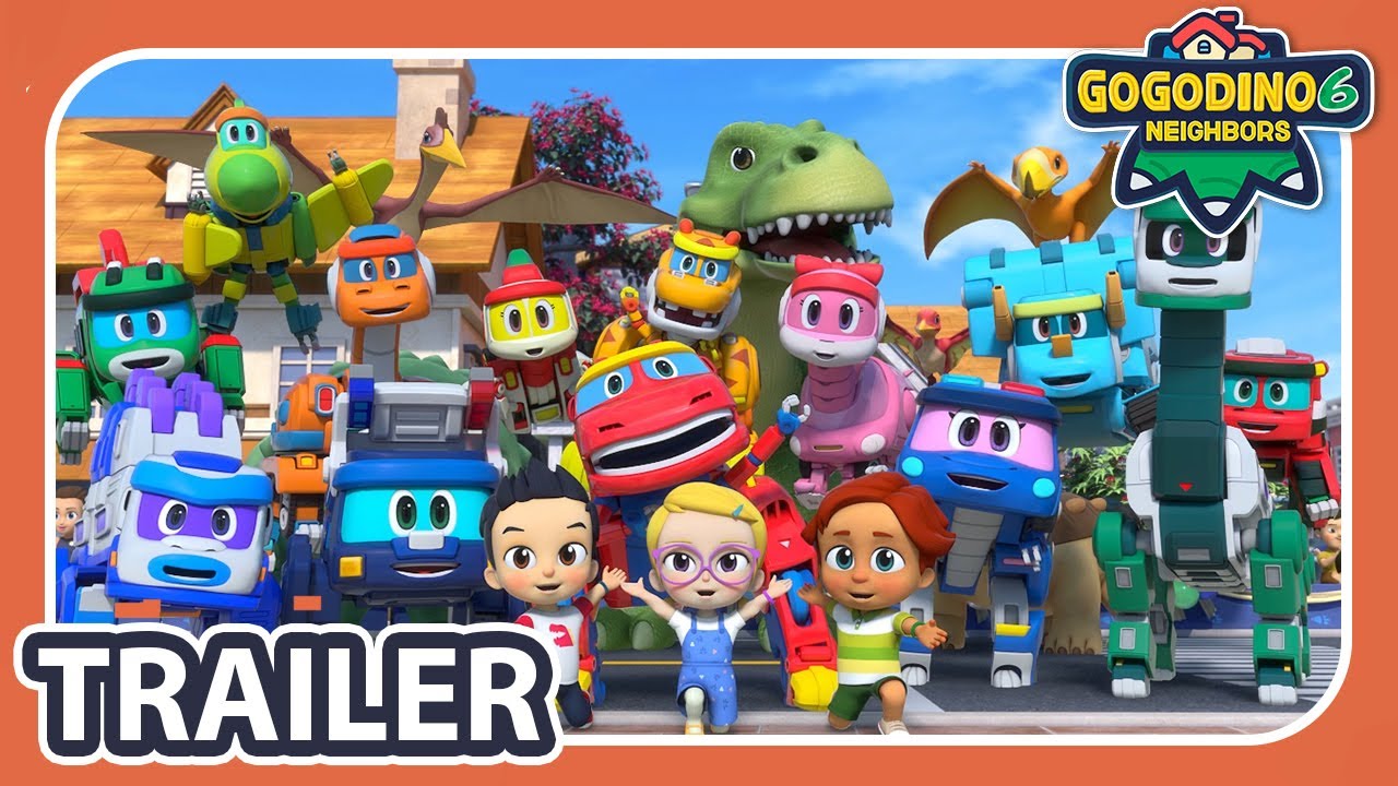 【Streaming Now】GOGODINO S6 | Trailer | Dinosaur | Kids Cartoon | Robot | Toys | GOGODINO Neighbors