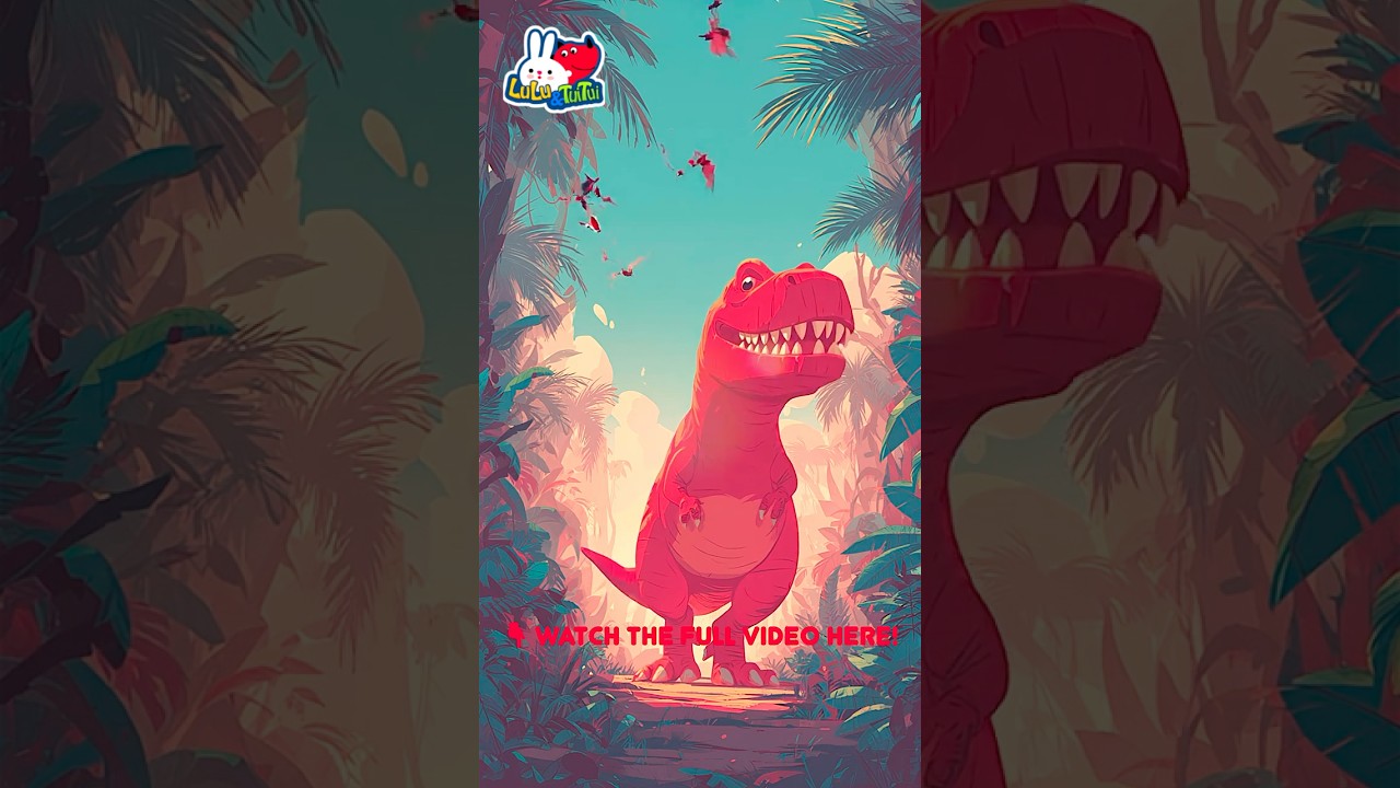 🦖 Tyrannosaurus Rex! | Dino Song for Kids | #luluandtuitui #kidssongs #dinosongs