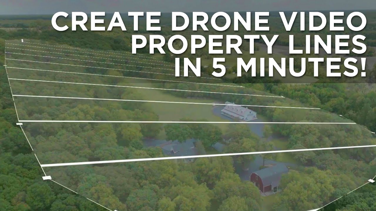Make Property Lines for Drone Videos - FCP + mTracker 3D Area Tutorial