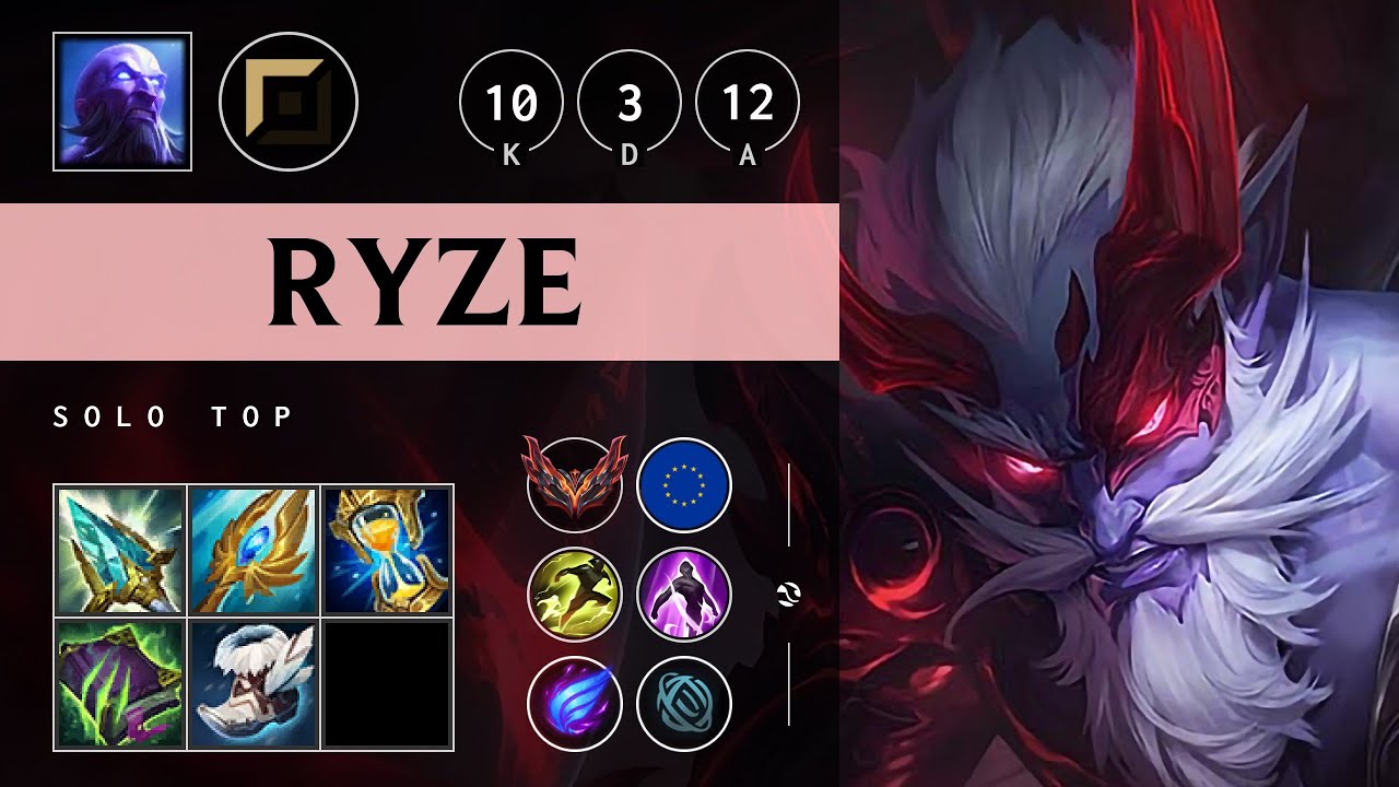 Ryze Top vs Olaf - EUW Grandmaster Patch 25.13