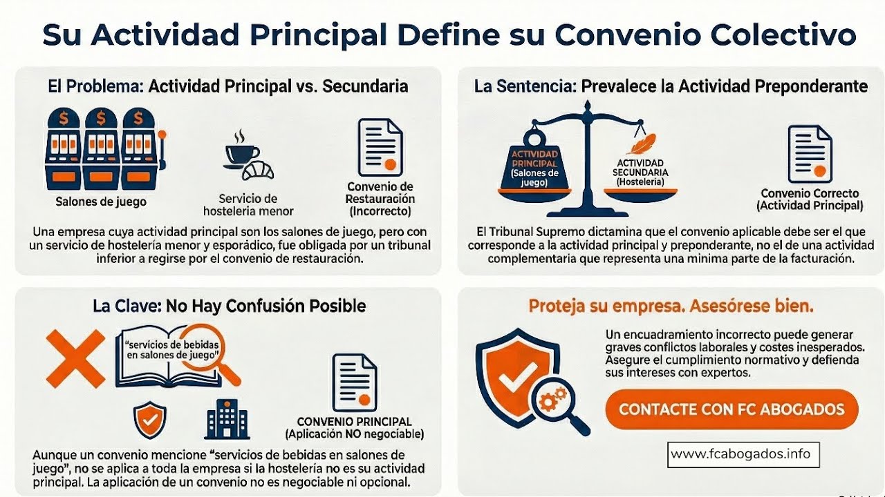 🔴 ÚLTIMA HORA: El Supremo TUMBA la aplicación del Convenio de Hostelería en los Salones de Juego 🎰⚖️