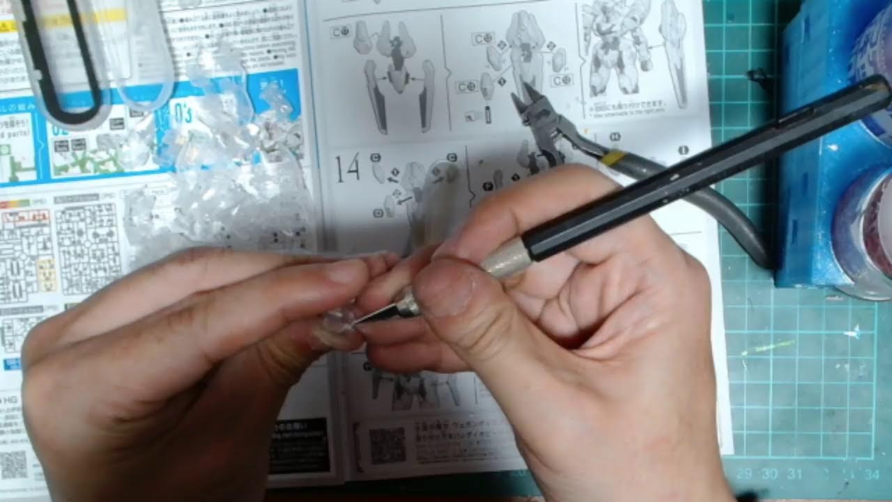 （ガンプラ）ガンダムベース限定　クリアキャリバーンを作る　その3（ウルトラ)