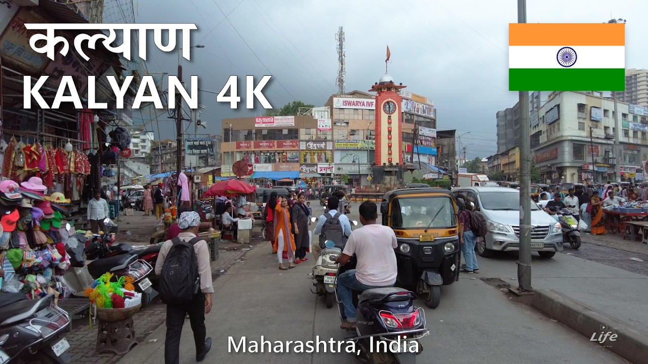 Kalyan City Riding Tour - 4K HDR - Maharashtra, India