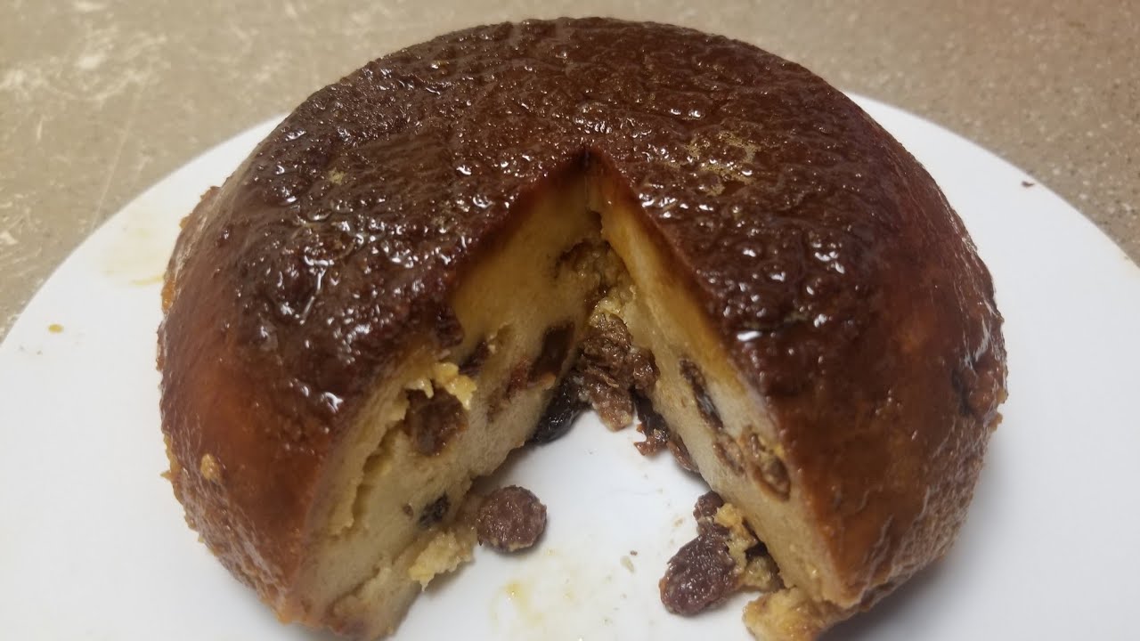 Pudin de vainilla y pasas