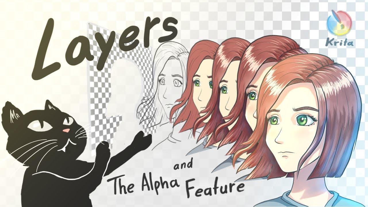Clipping Masks: Alpha inheritance, Alpha Lock & Groups in Krita