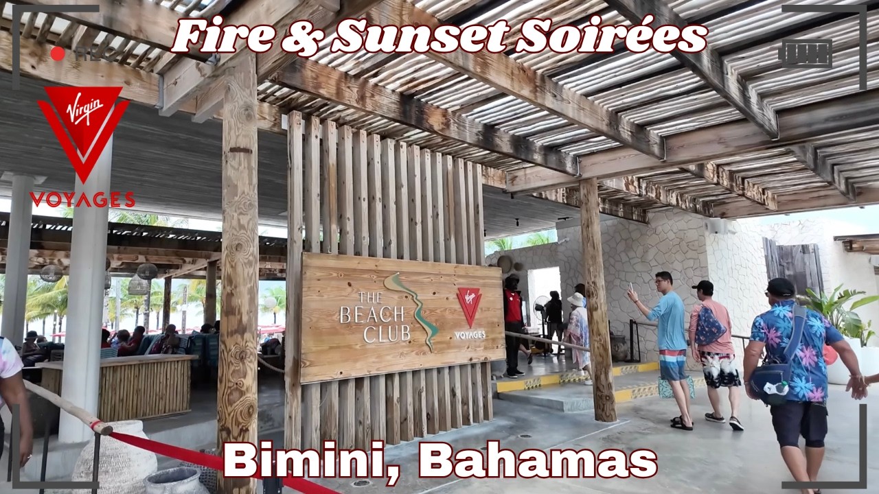 Virgin Voyages Fire & Sunset Soirées: Bimini Bahamas
