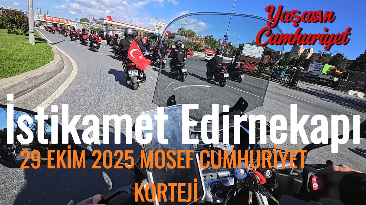 MOSEF Cumhuriyet Bayramı Motorsiklet Korteji 2025