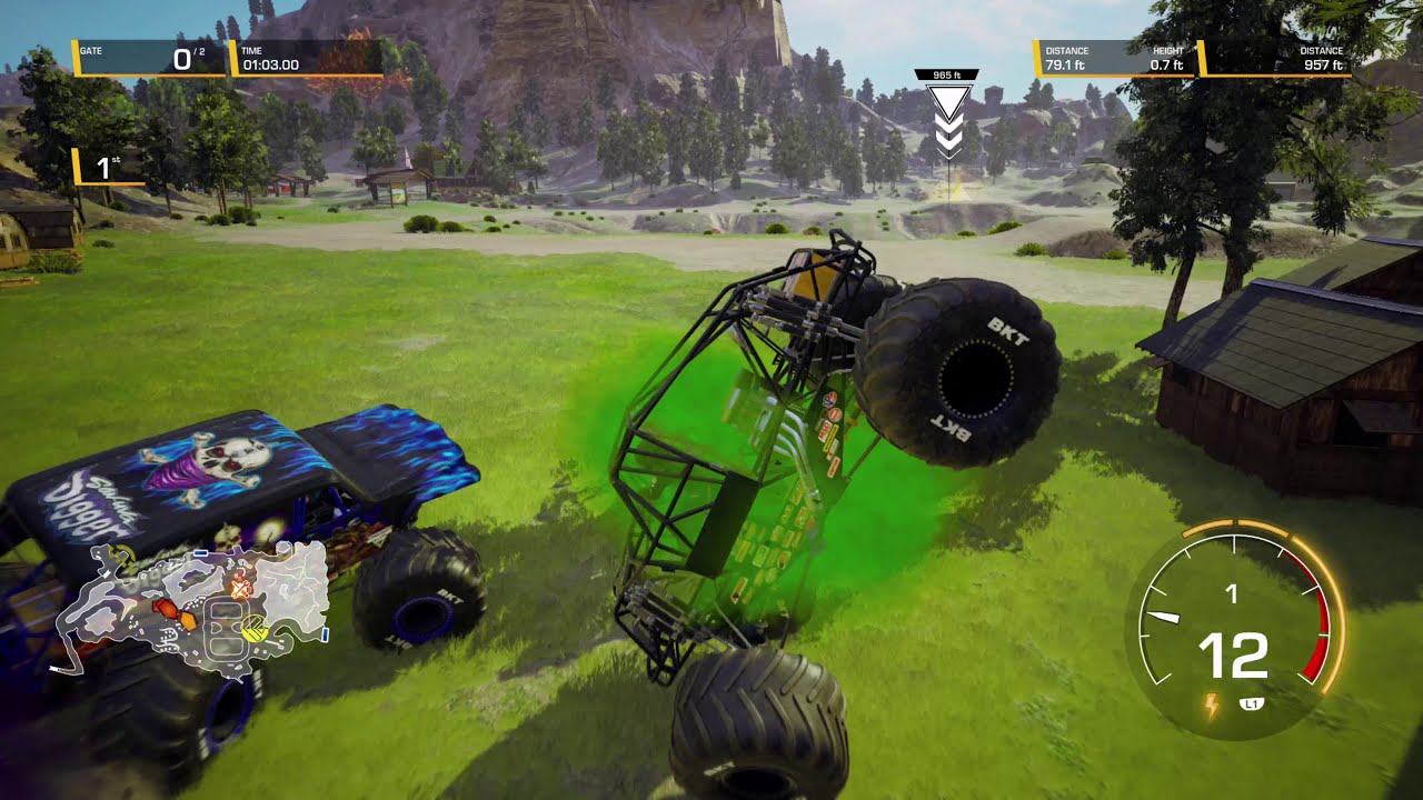 Monster Jam: Steel Titans 2 - 22 Minutes of PS5 Gameplay (PS4 Backwards Compatible)
