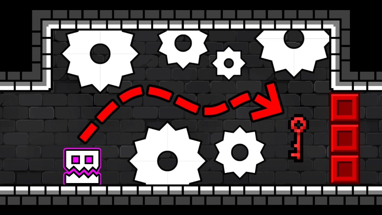 В этой квест-комнате Geometry Dash есть безумное решение