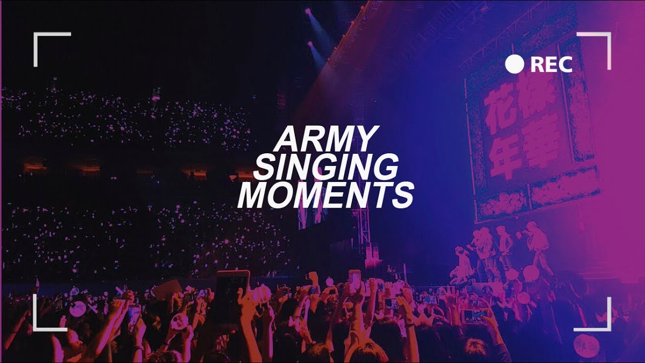 BTS || ARMY singing moments pt 12