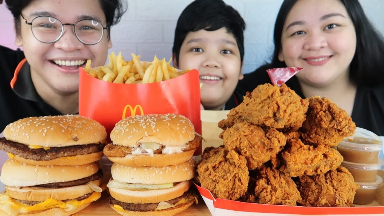 McDonald's Mukbang | 1Bucket Chicken Mcdo, Big Mac, Quarter Pounder, BFF Fries | Mukbang Philippines