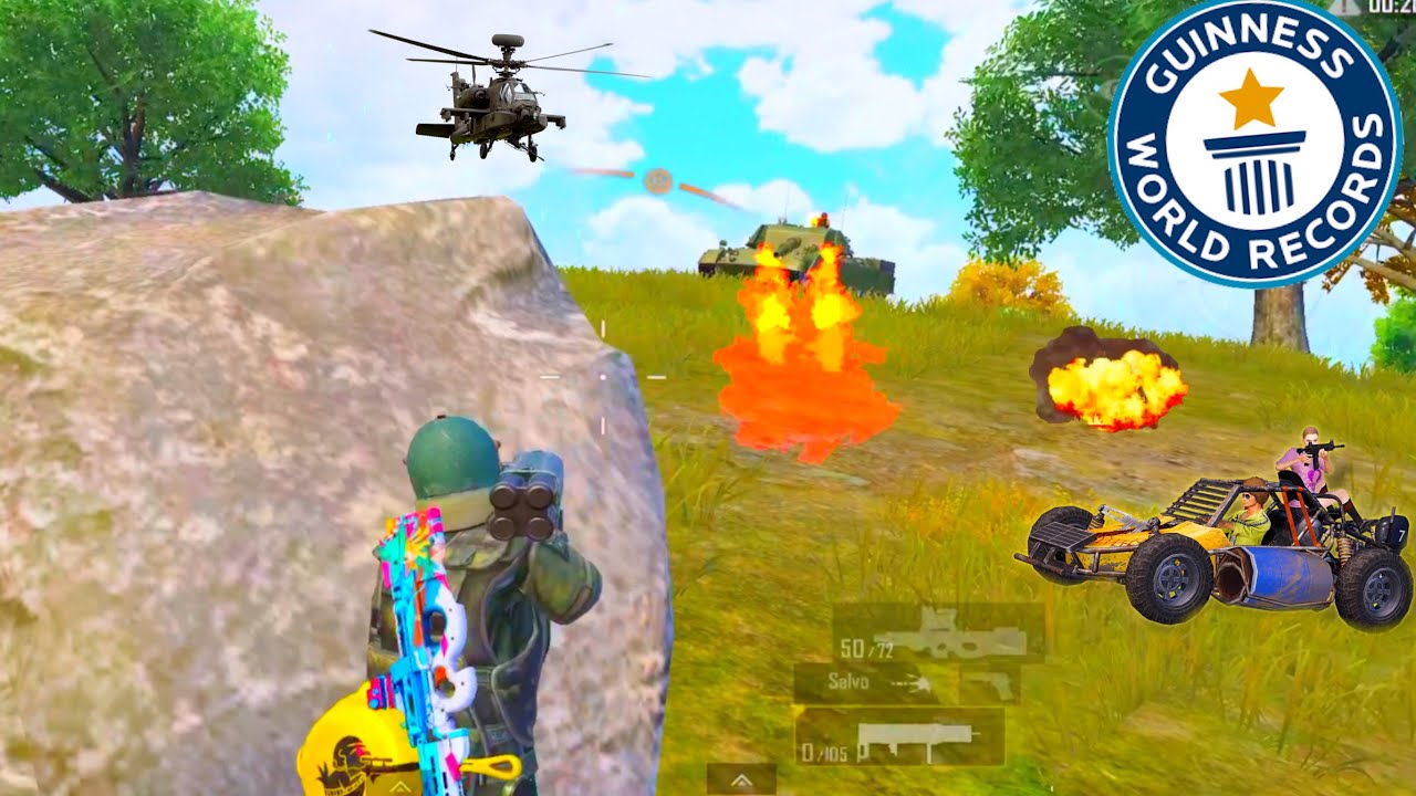 Destroying Tank with M202 | M202 vs P90 Full Rush gameplay💥Payload pubg mobile
