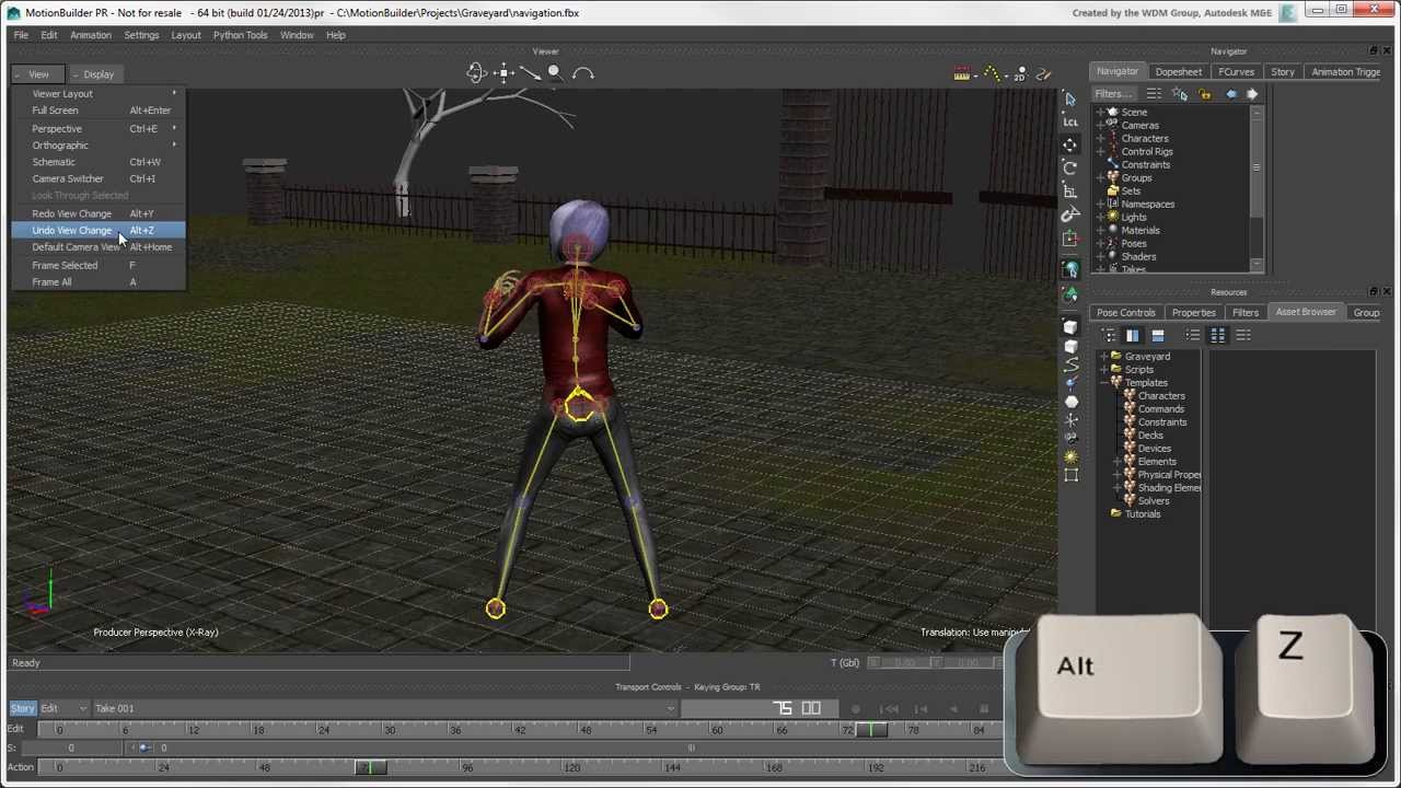 Getting Started with MotionBuilder: Navigating with Cameras