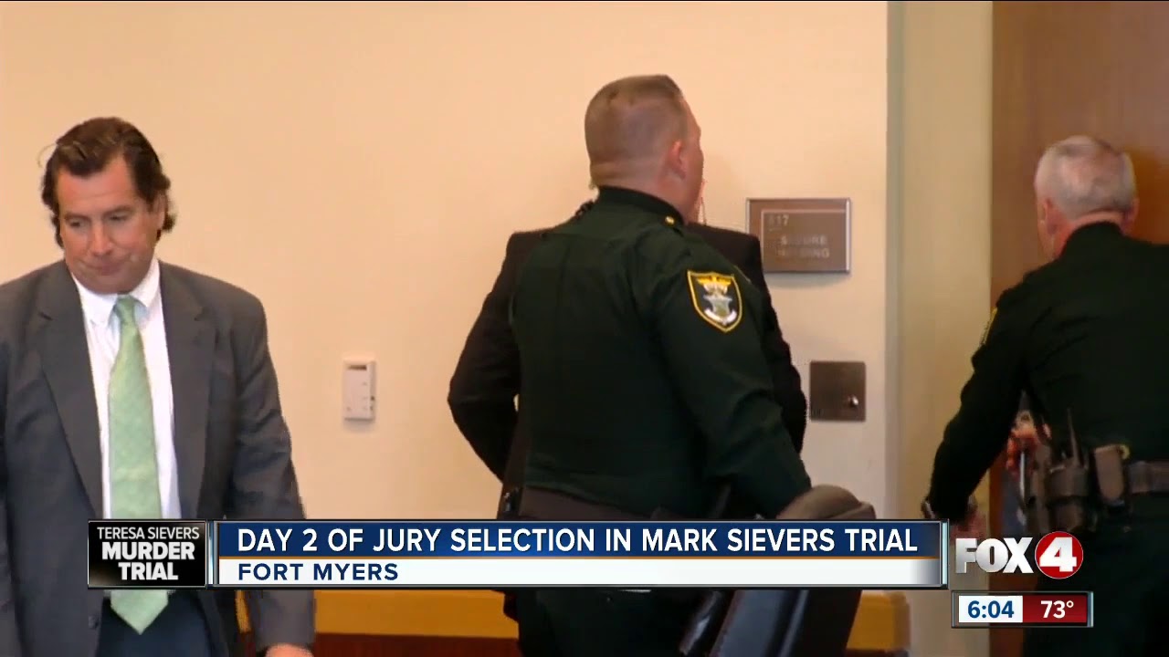 Mark Sievers became ill on day two of jury selection