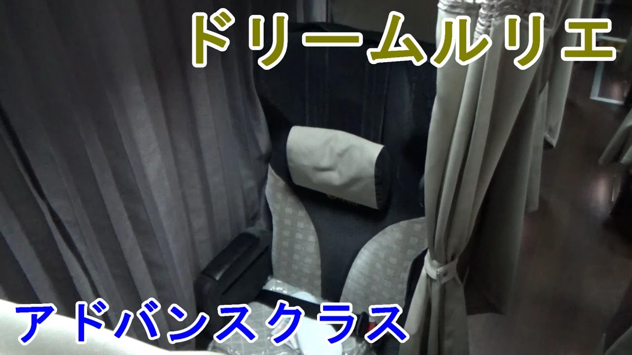 【東京→大阪】プレシャスクラスに負けず劣らず！ドリームルリエ、アドバンスクラスの旅