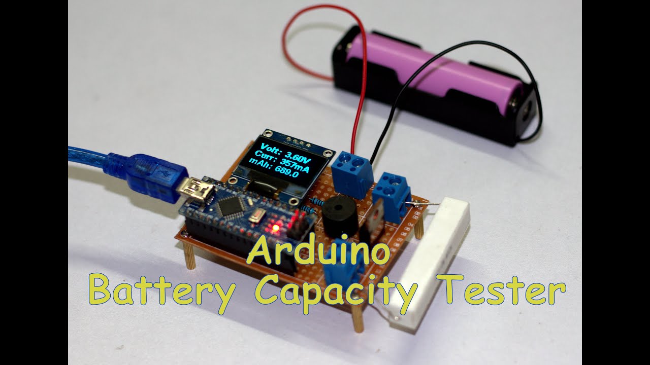 Самодельный тестер емкости аккумулятора Arduino V1.0