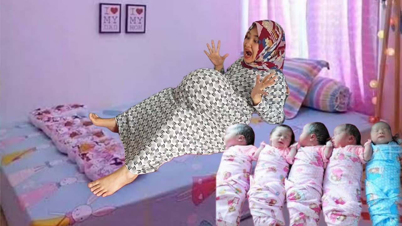 KAGET HABIS PERIKSA KANDUNGAN PERUT MAMAH LENNY KONTRAKSI DAN MELAHIRKAN BAYI KEMBAR SENDIRIAN