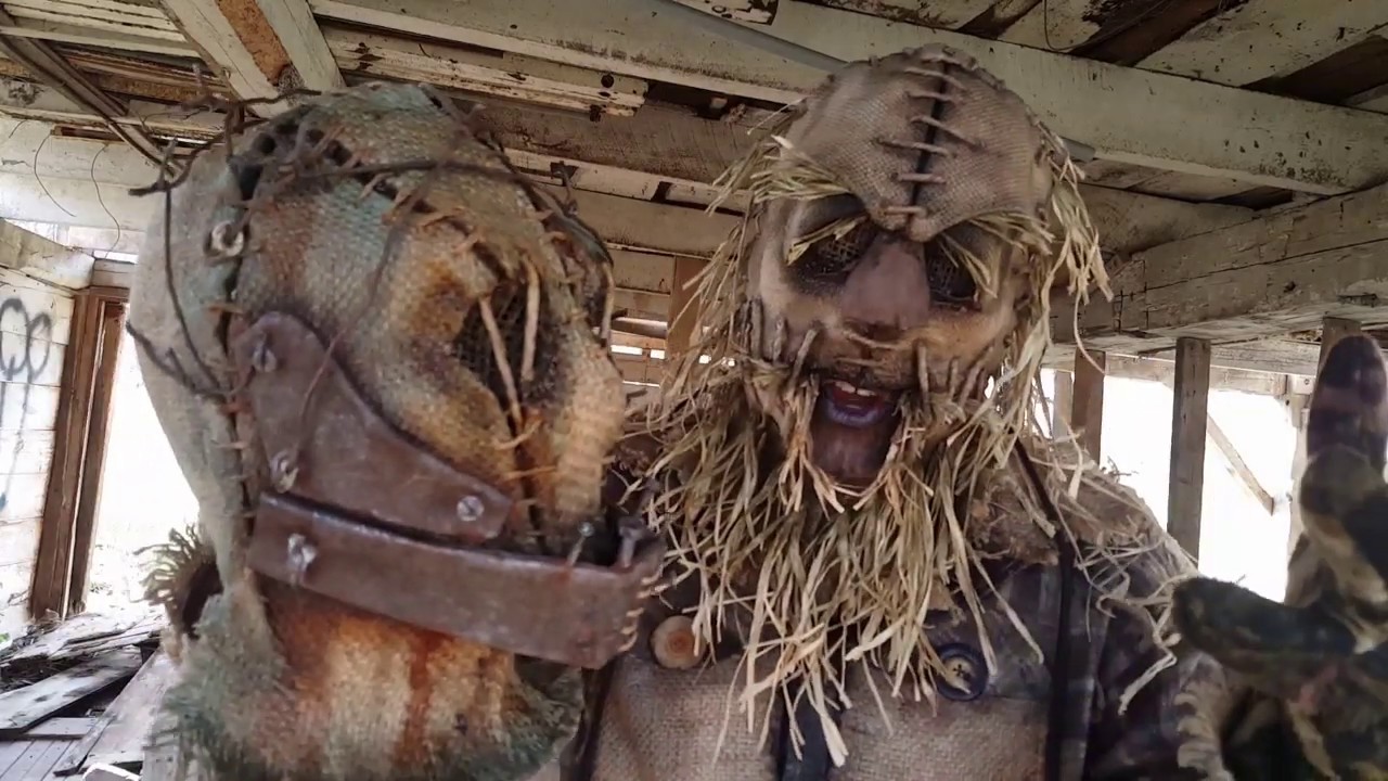 Grim Show Ep. 7 Jeepers & Lockjaw CUSTOM scarecrow masks from the GRIM STITCH FACTORY