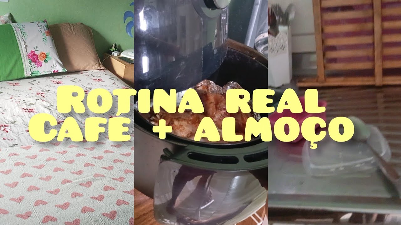 Rotina da manhã 🌤️ café+almoço 