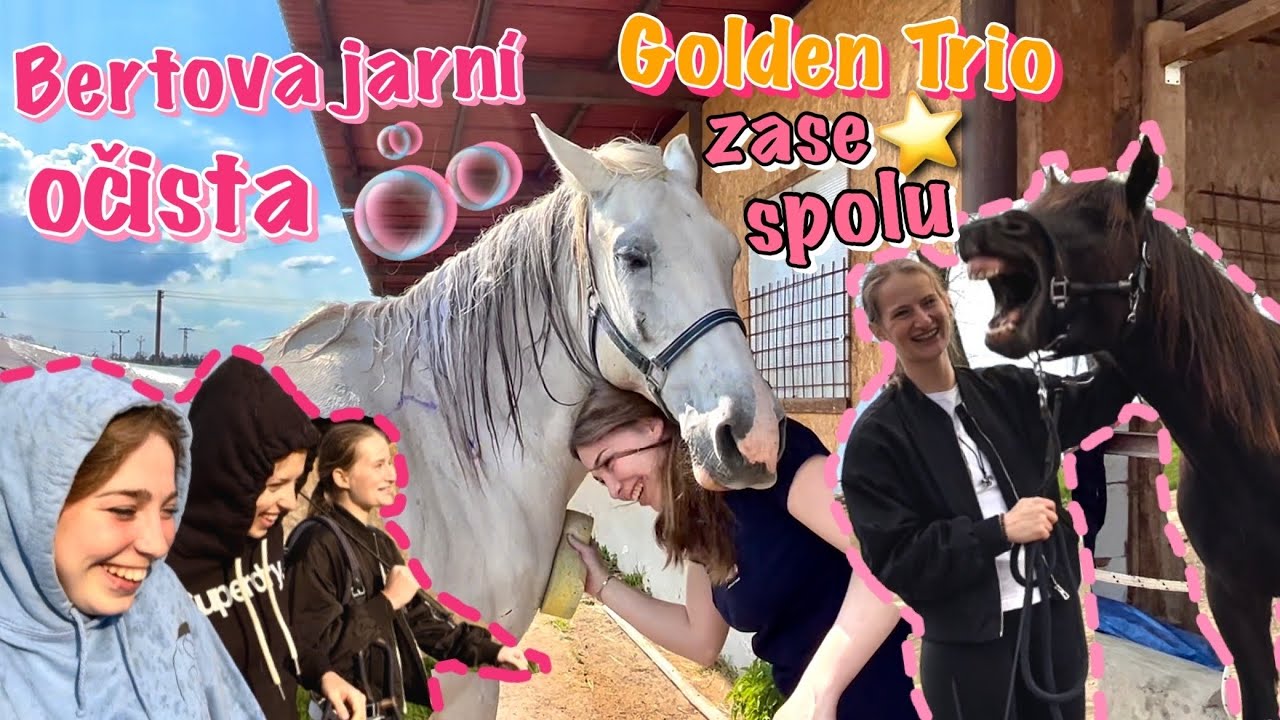 Vlog // Bertova jarní koupel, s Golden Triem u Calvina