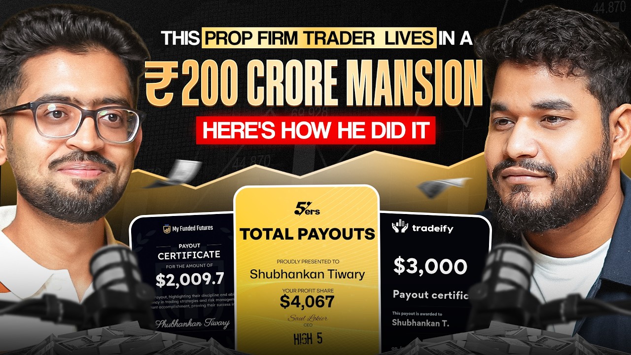 This Prop Firm Trader Lives in a 200 Crore Mansion... Here's How He Did It