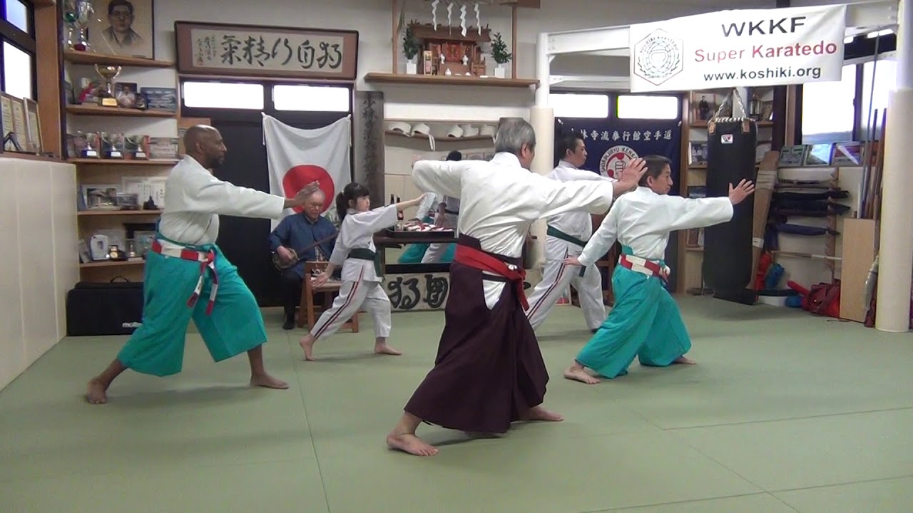 Juho Soft way of Kata Koshiki Naihanchin  Shorinjiryu Kenkokan Kokichi Iramina