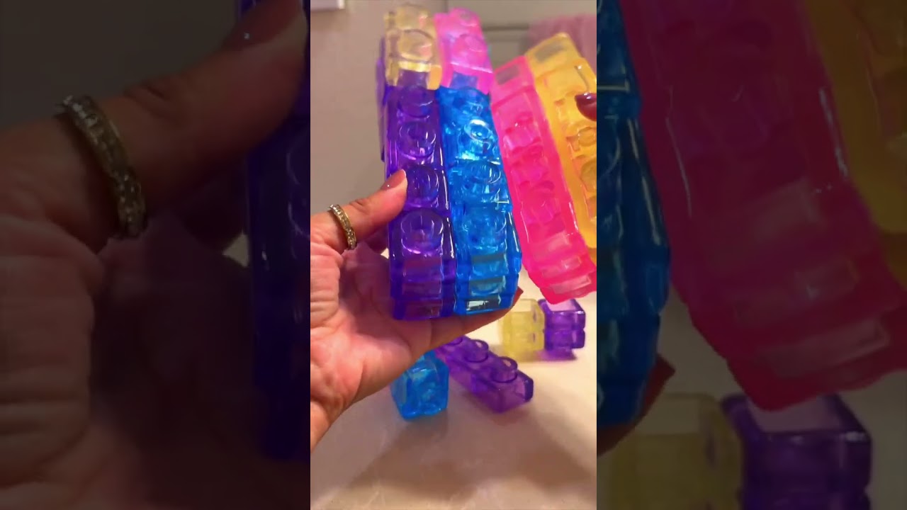 My kids are obsessed with these jelly blocks #kidstoys #momhacks #buildingblocks