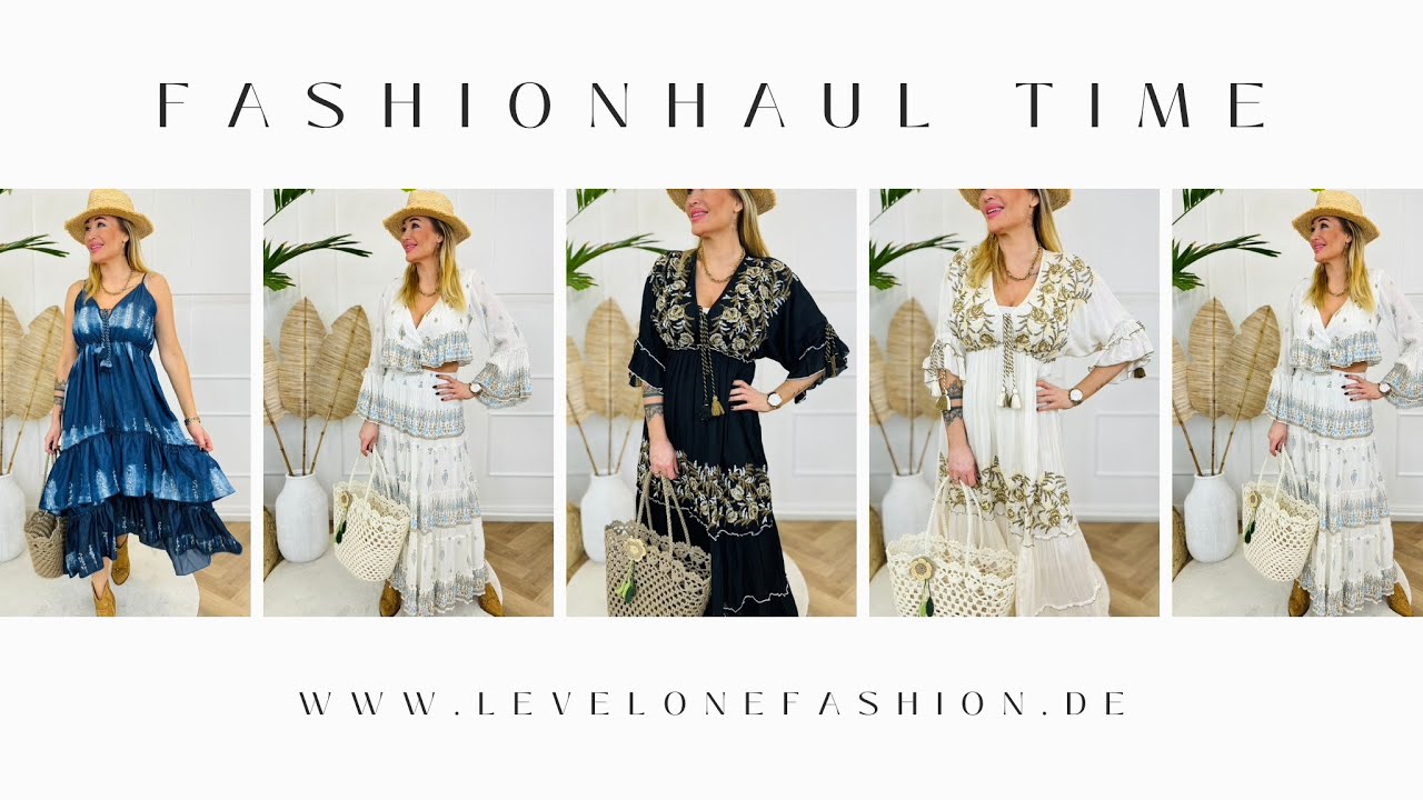 FASHIONHAUL Boho Style - Die schönsten Kleider von  LEVELONE FASHION