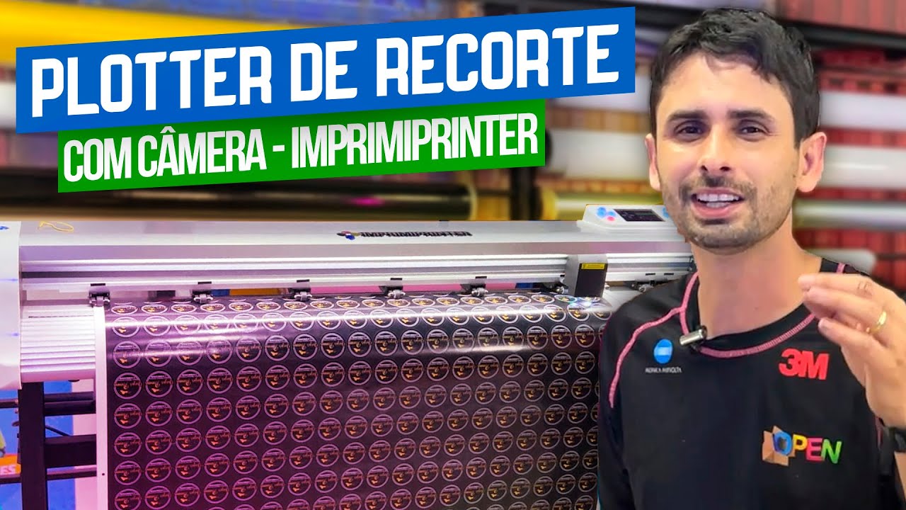 PLOTTER DE RECORTE COM CAMERA - IMPRIMIPRINTER