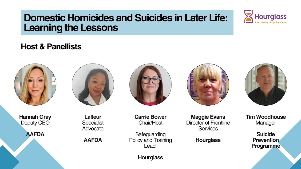 Domestic Homicides and Suicides in Later Life: Learning the Lessons