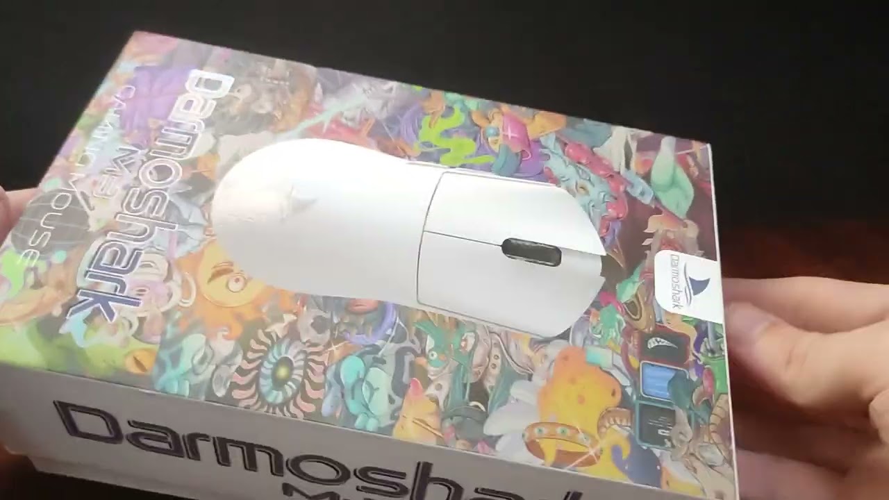 Unboxing do mouse Darmoshark m3