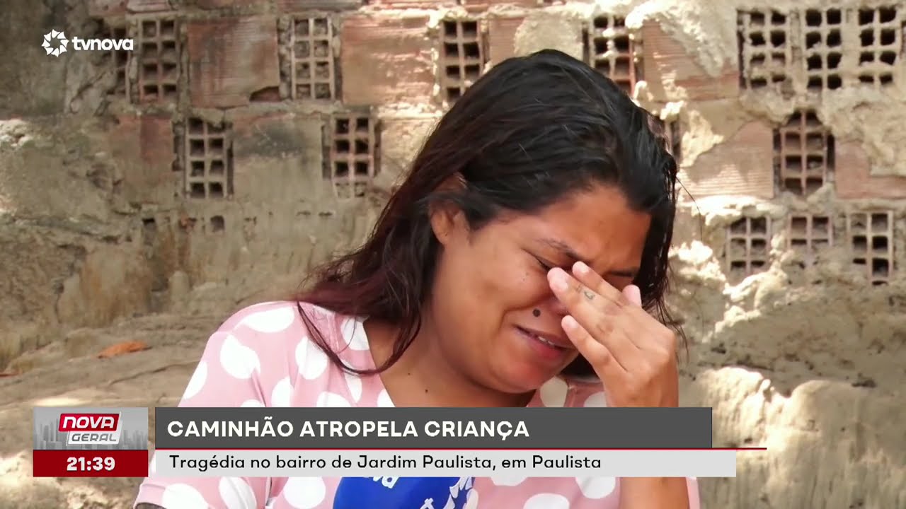 Criança é atropelada por caminhão no bairro de Jardim Paulista, em Paulista | #NovaGeral